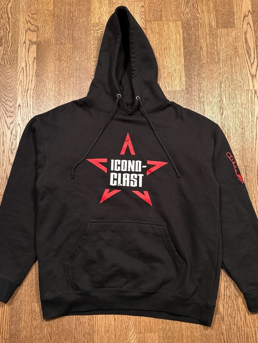 WWE Edge Adam Copeland Cope Iconoclast Wrestling Fleece Hoodie Mens M